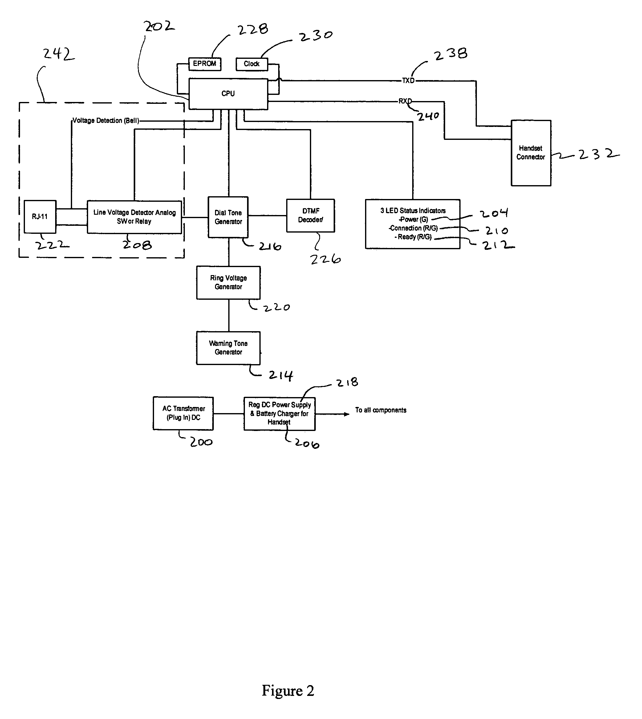 System for interfacing a conventional telephone installation to a wireless telephone network