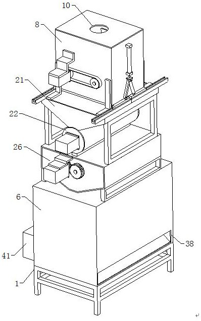 Integrated primary treatment equipment for impurity removal and sterilization of flaxseeds based on electrostatic separation