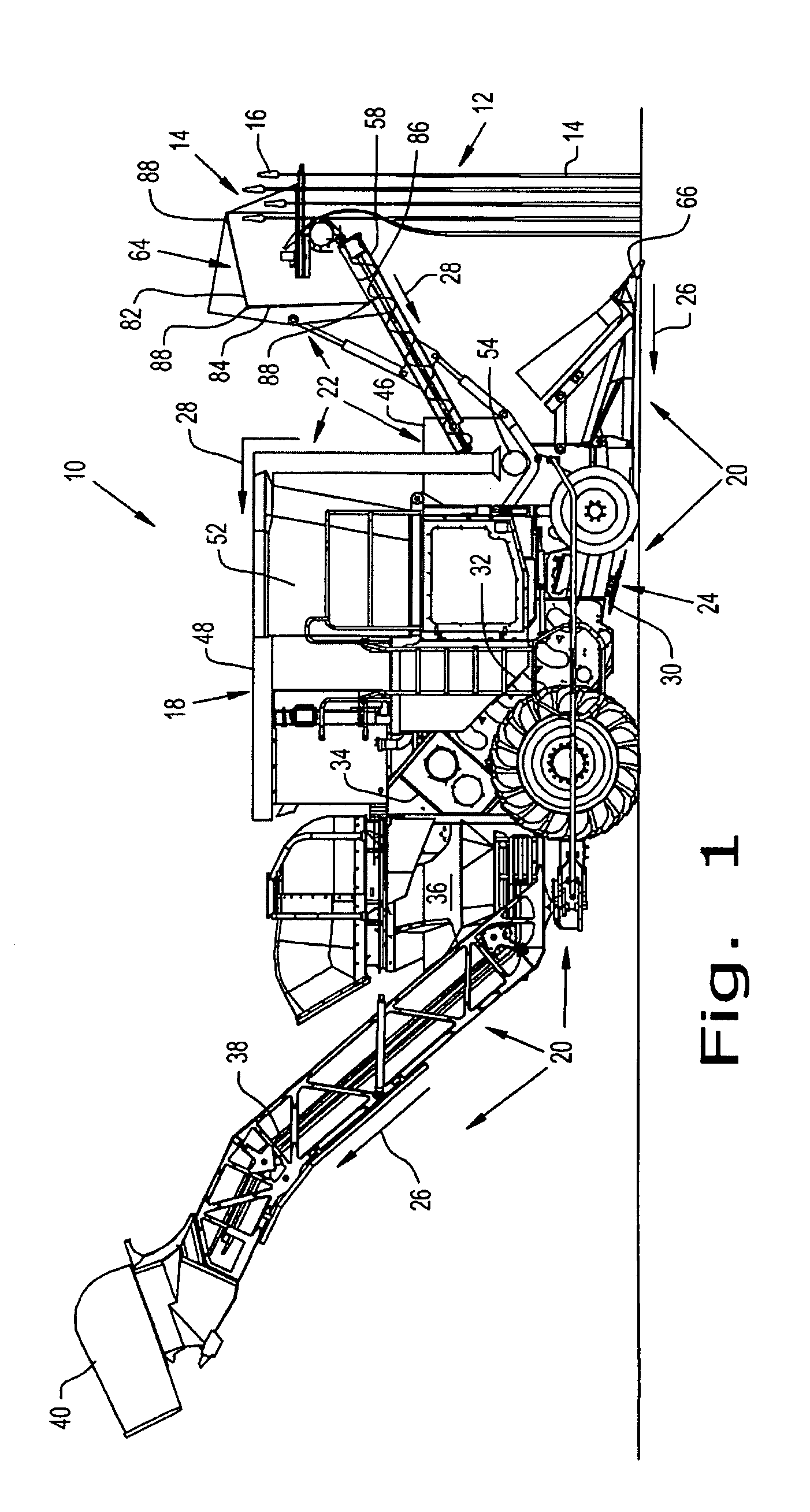 Seed gathering device for use by an agricultural harvester