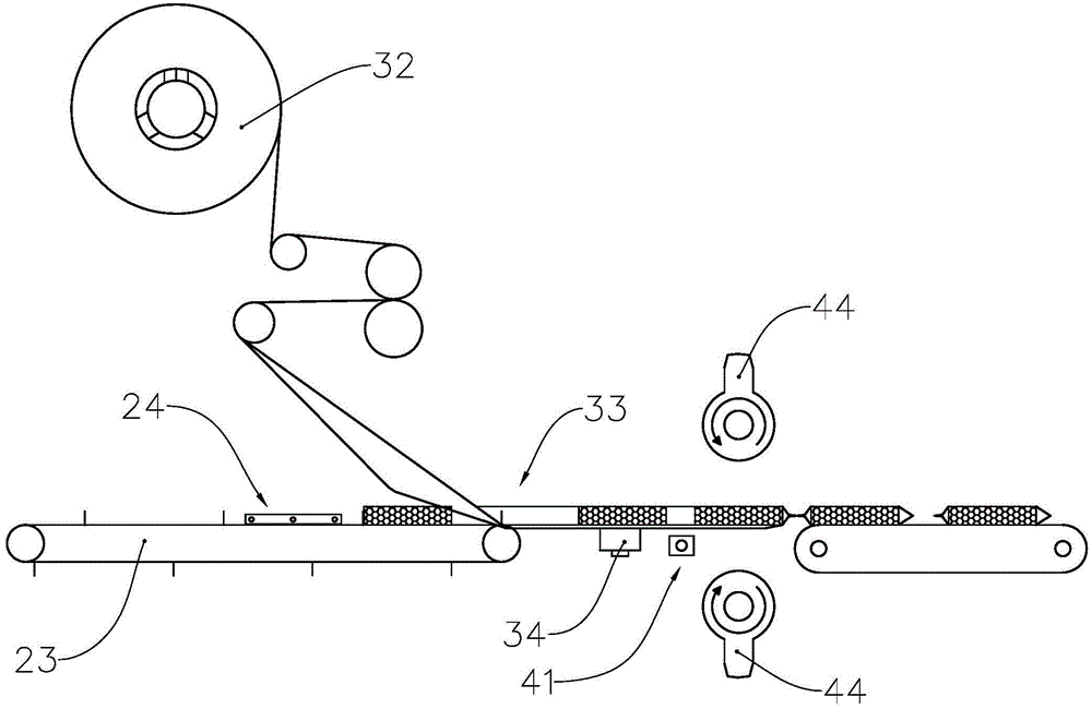 Pillow type packaging machine and control method for pillow type packaging machine