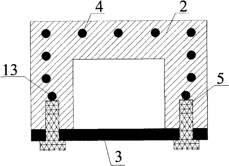 Steel-concrete combined beam and construction method thereof