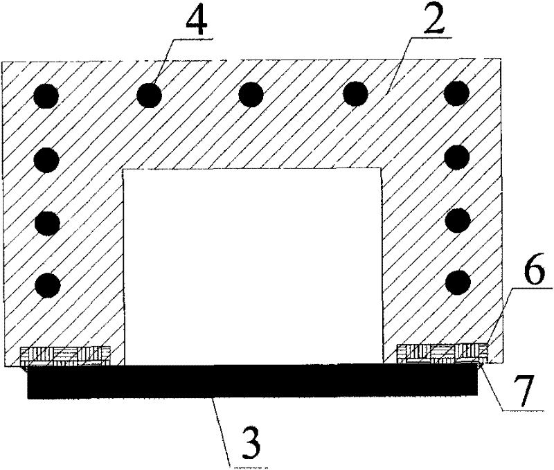 Steel-concrete combined beam and construction method thereof