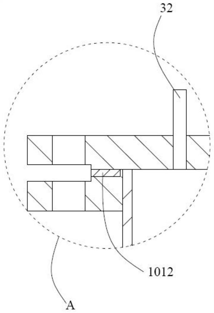 Nuclear power plant high temperature radiation gas-solid separation filter device