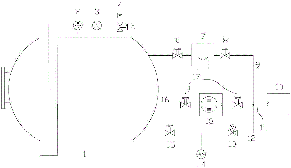 Low air pressure test device