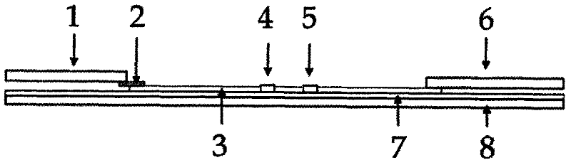 Production method of reagent board for detecting chloramphenicol in aquatic product