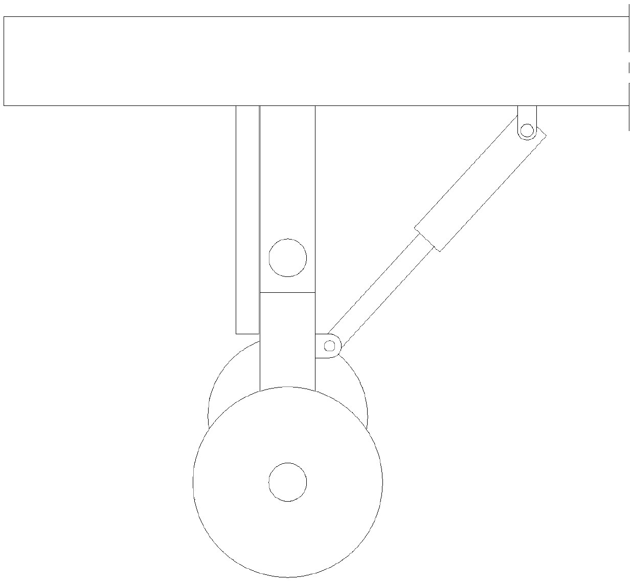 A dual-purpose transport vehicle for ground rail and flat ground