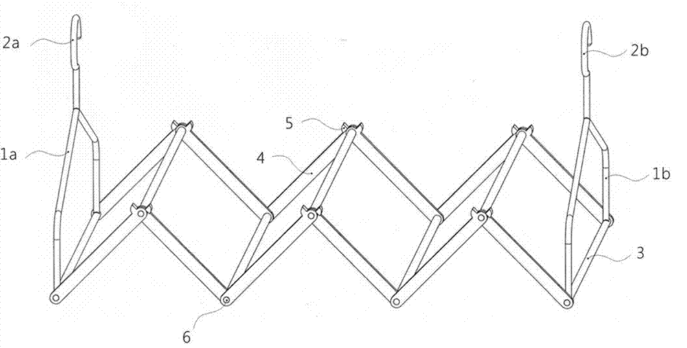 Foldable multifunctional airing frame