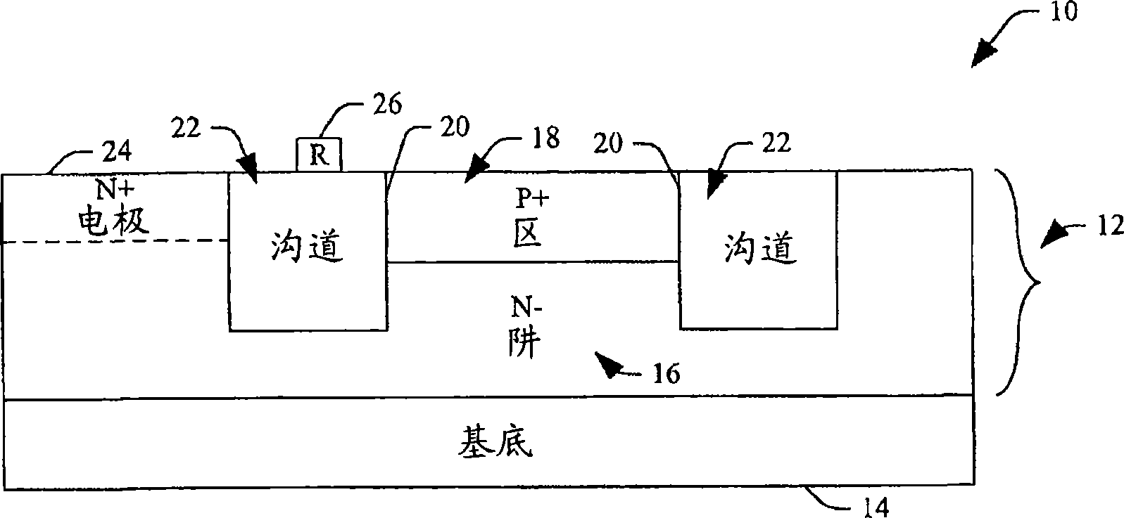 Implementation of avalanche photo diodes in (BI) CMOS processes