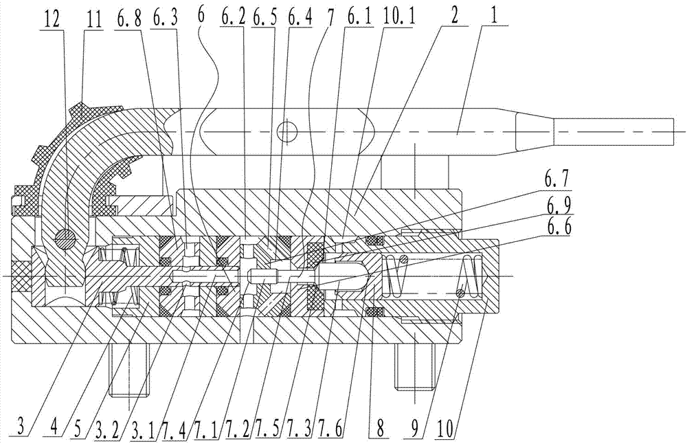 Hand-operated pilot valve