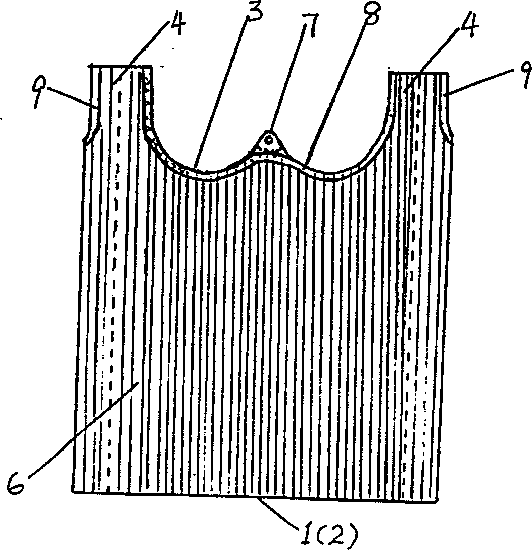 Environmental-protection bag of paper