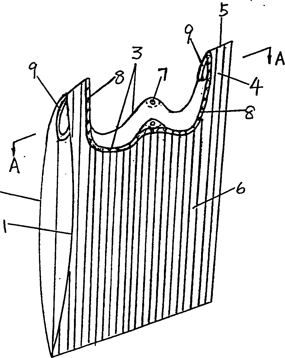 Environmental-protection bag of paper