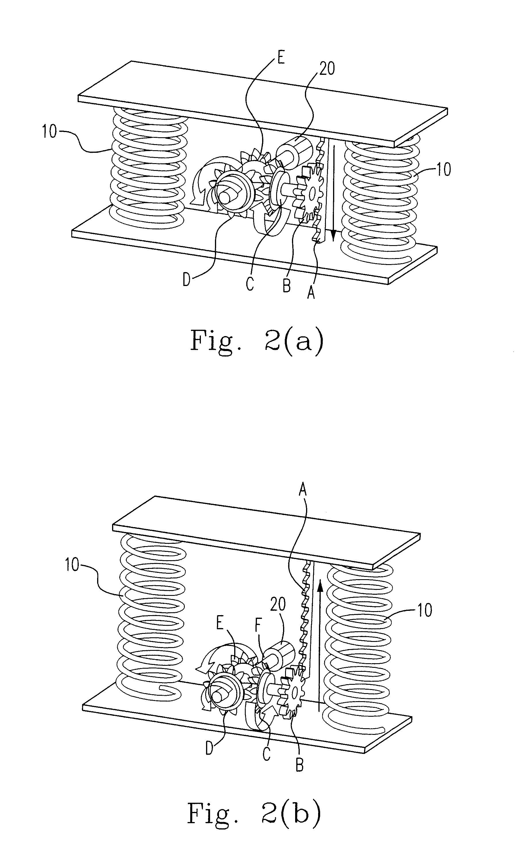 Shock Absorbing System For Energy Recycling