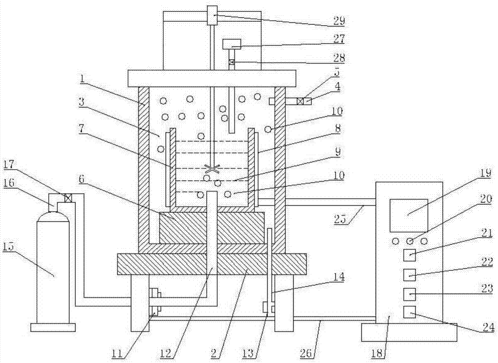 Squeeze casting method for mixed-particle-reinforced type aluminum matrix composite