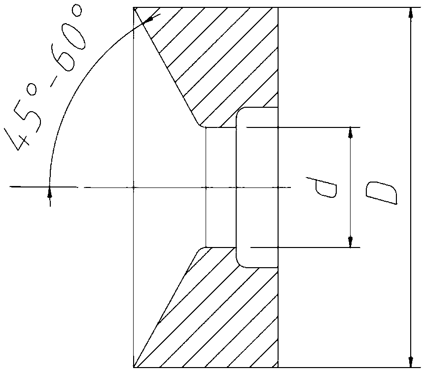 Forming die and method for magnesium/aluminum alloy bimetal composite pipe