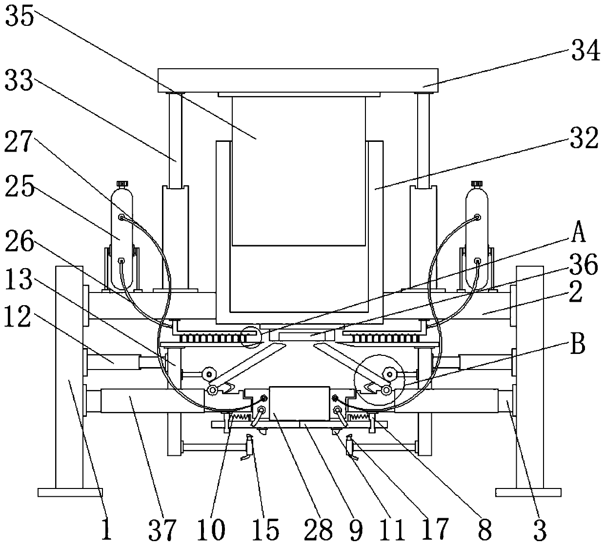 Cake extrusion moulding device with cutting function