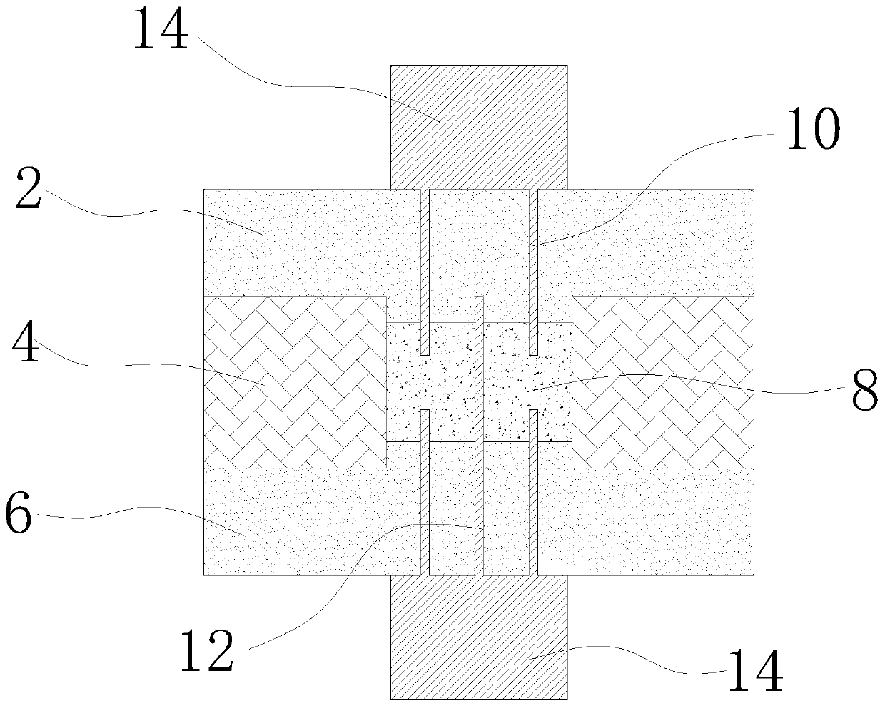 Waveguide filter blank body forming mold and its technology