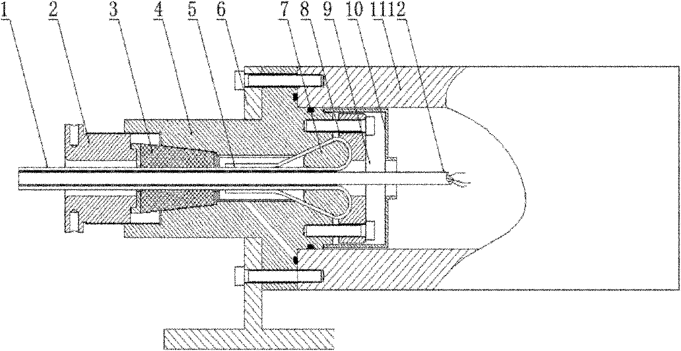 Locking and sealing device for undersea armored cable