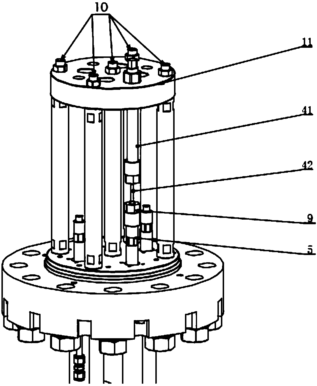 Multi-axial loading stress corrosion testing equipment