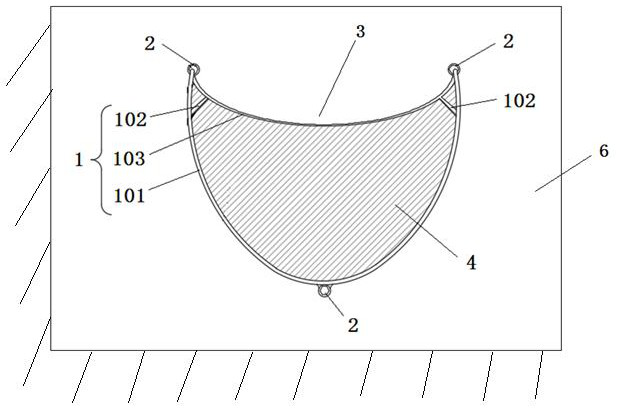 A greening device and method for high and steep rock slopes based on cement blankets