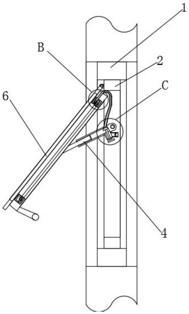 A kind of broken bridge aluminum eversion window with strong ventilation