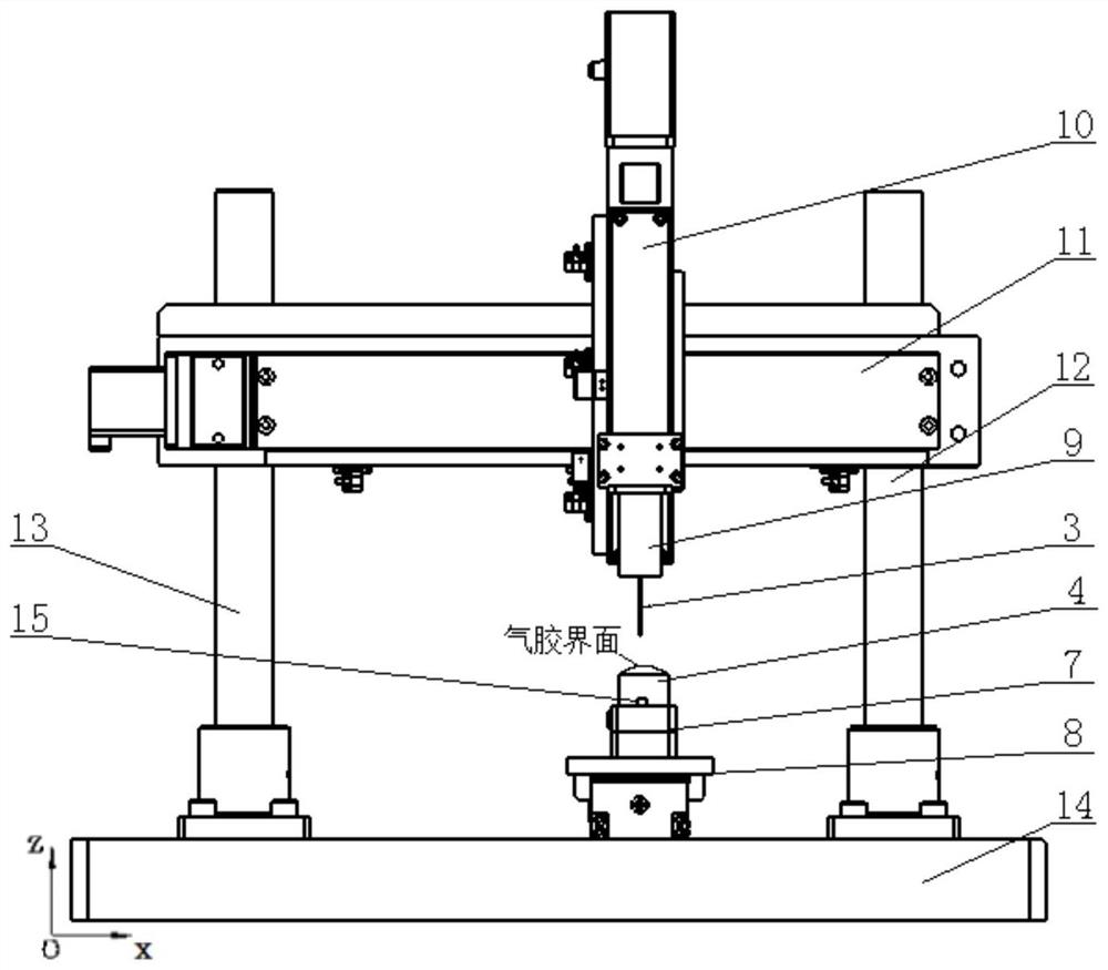 An electric field-driven device and method for transferring a small amount of high-viscosity glue solution