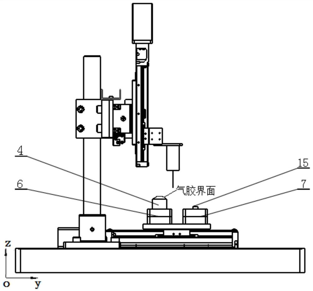 An electric field-driven device and method for transferring a small amount of high-viscosity glue solution