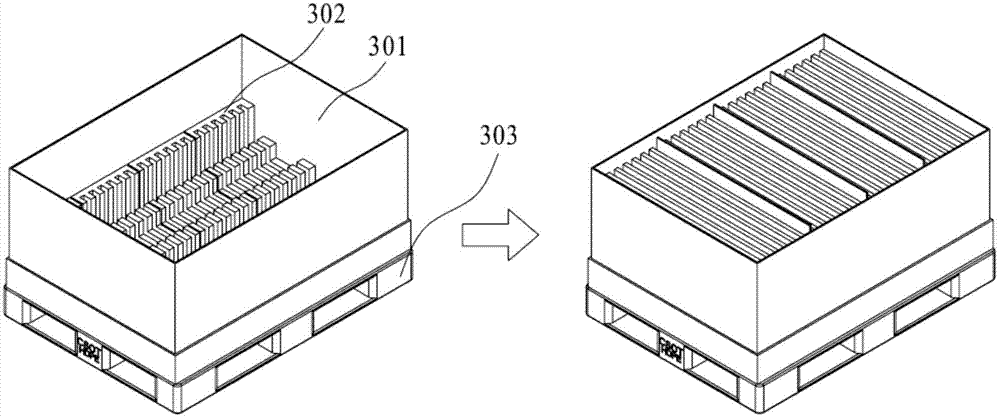 Polygon packaging structure