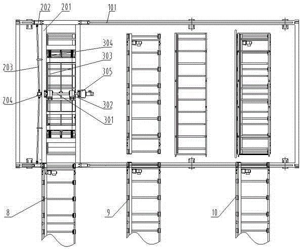 Stacking and unstacking machine for transferring pallets for autoclaved aerated concrete products