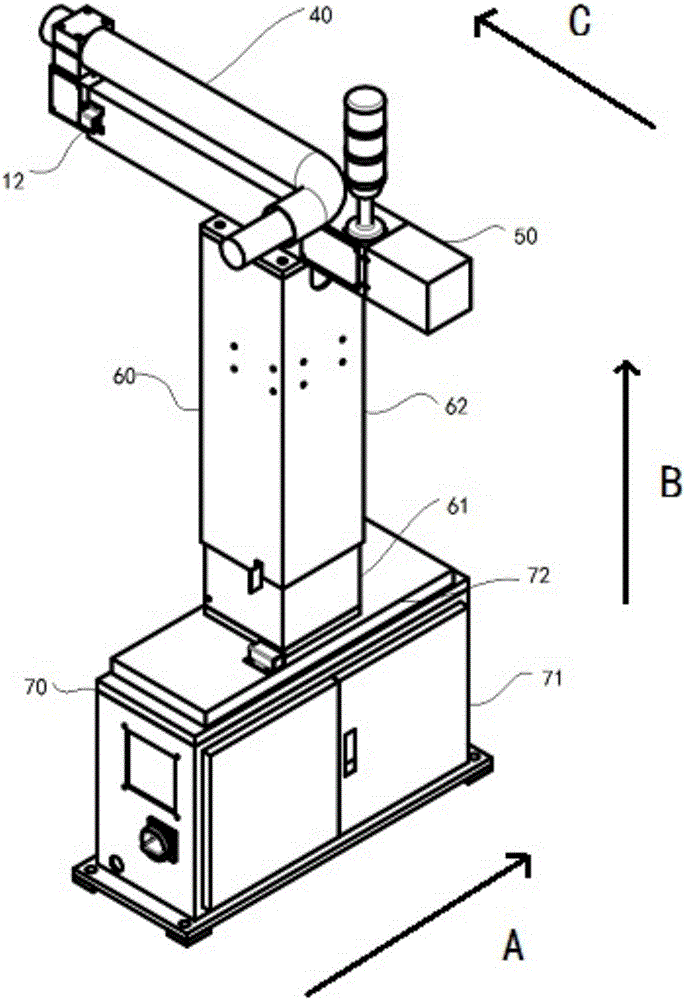 Automobile charging robot