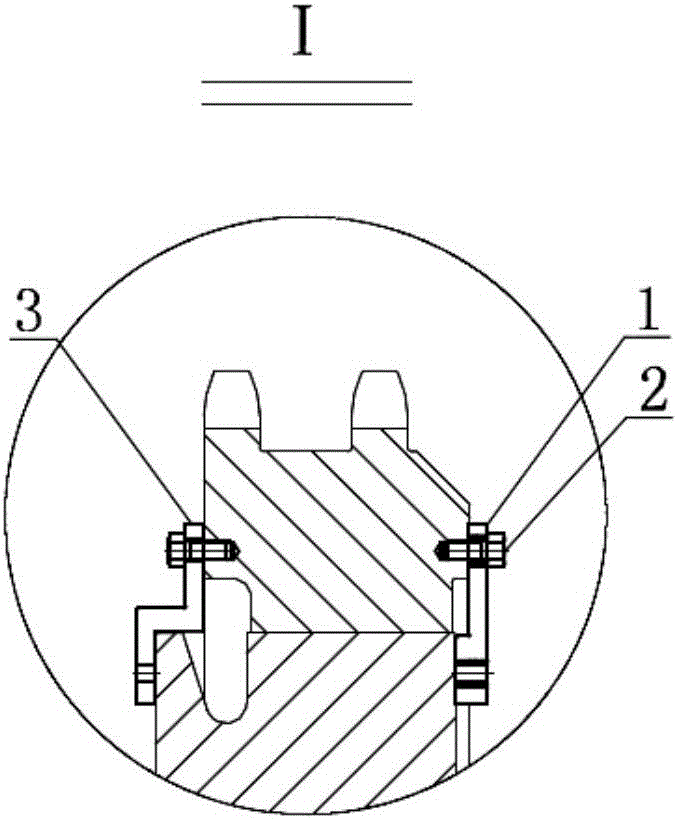 Positioning tool and method for assembling of crankshaft and chain wheel of marine low-speed diesel engine