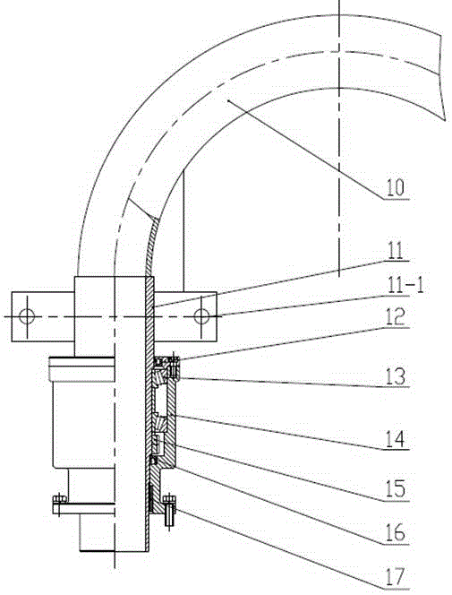 Long auger drilling and base-expanding complete device and reaming method