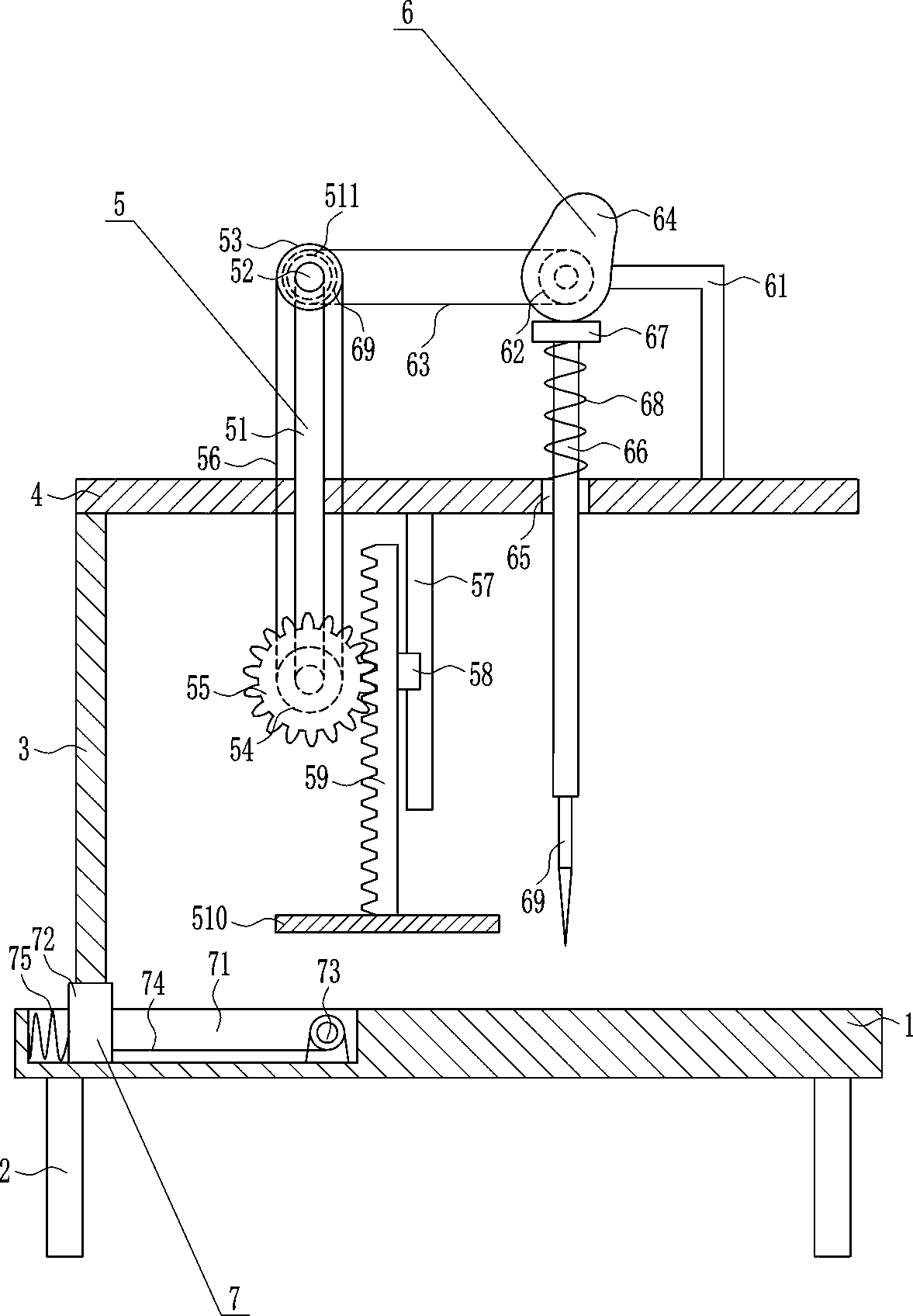 Leather hose cutting machine for fire-fighting equipment production