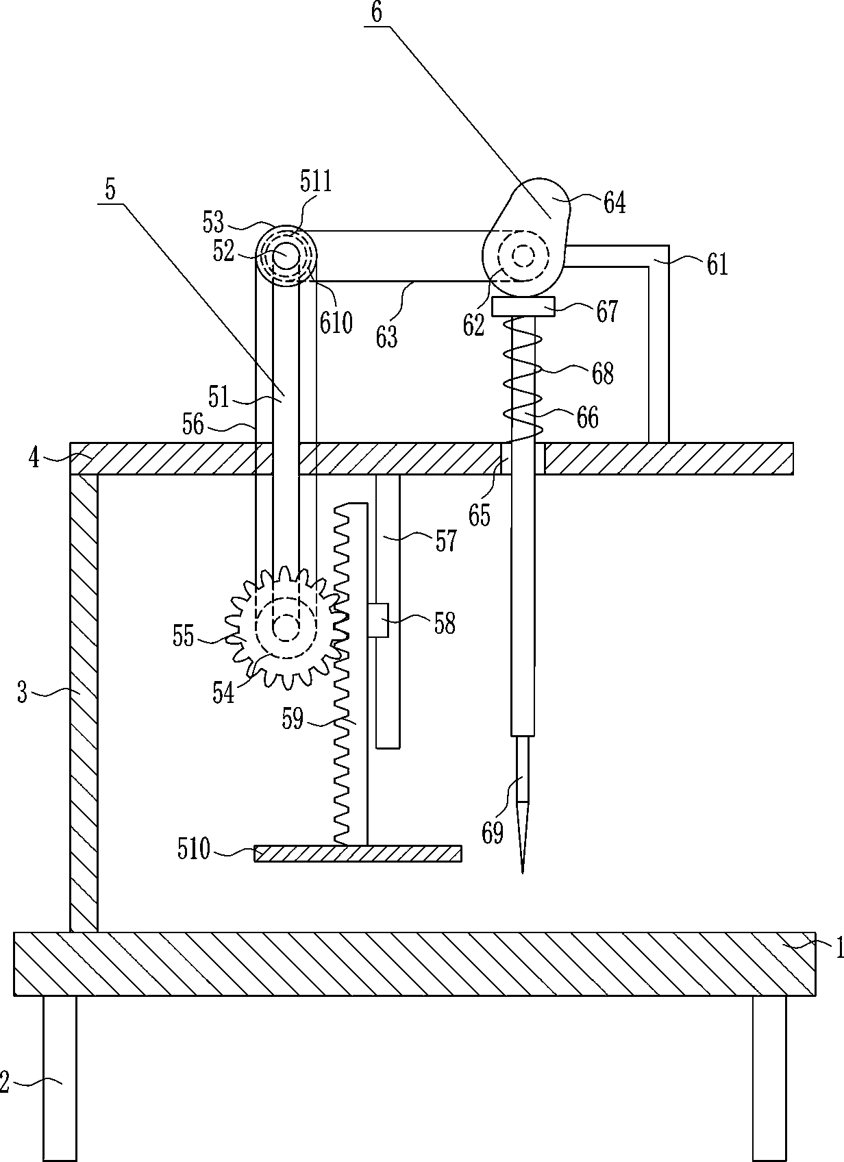 Leather hose cutting machine for fire-fighting equipment production