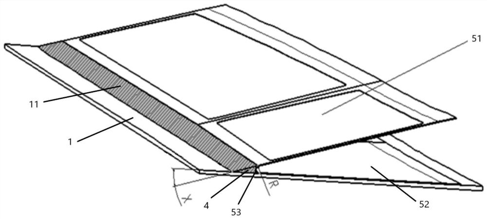 A bonding process for v-skinned honeycomb sandwich structure