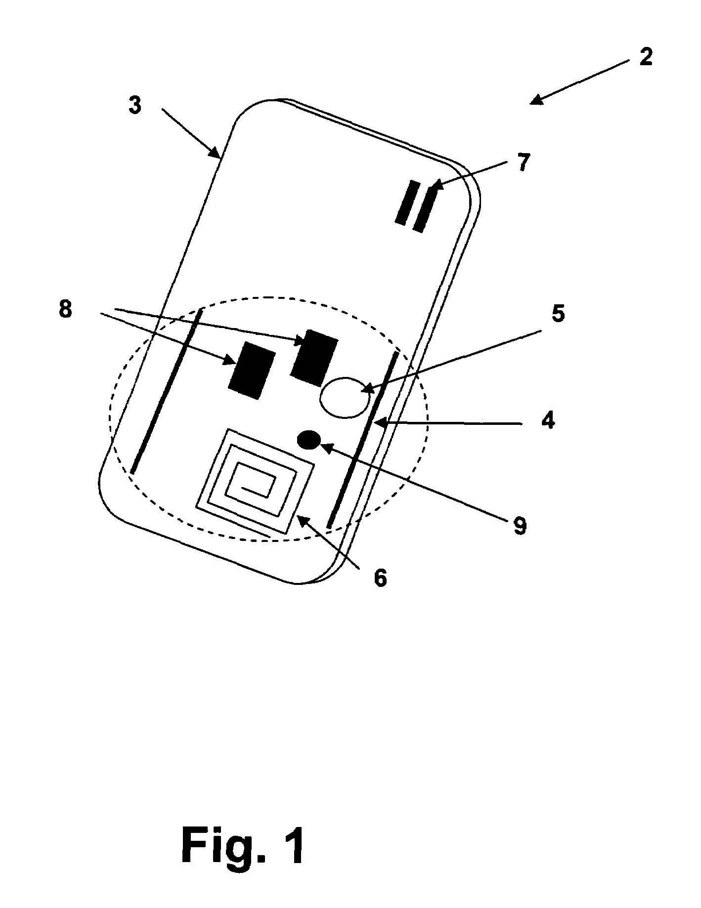 Radio-frequency identification (RFID) tag employing unique reception window and method therefor