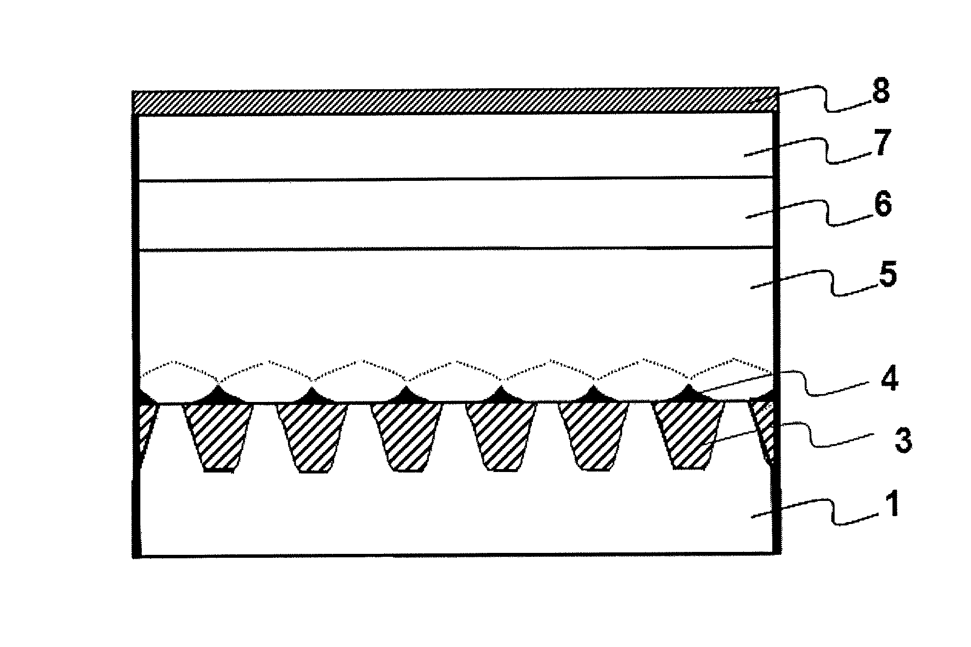 Method for lift-off of light-emitting diode substrate