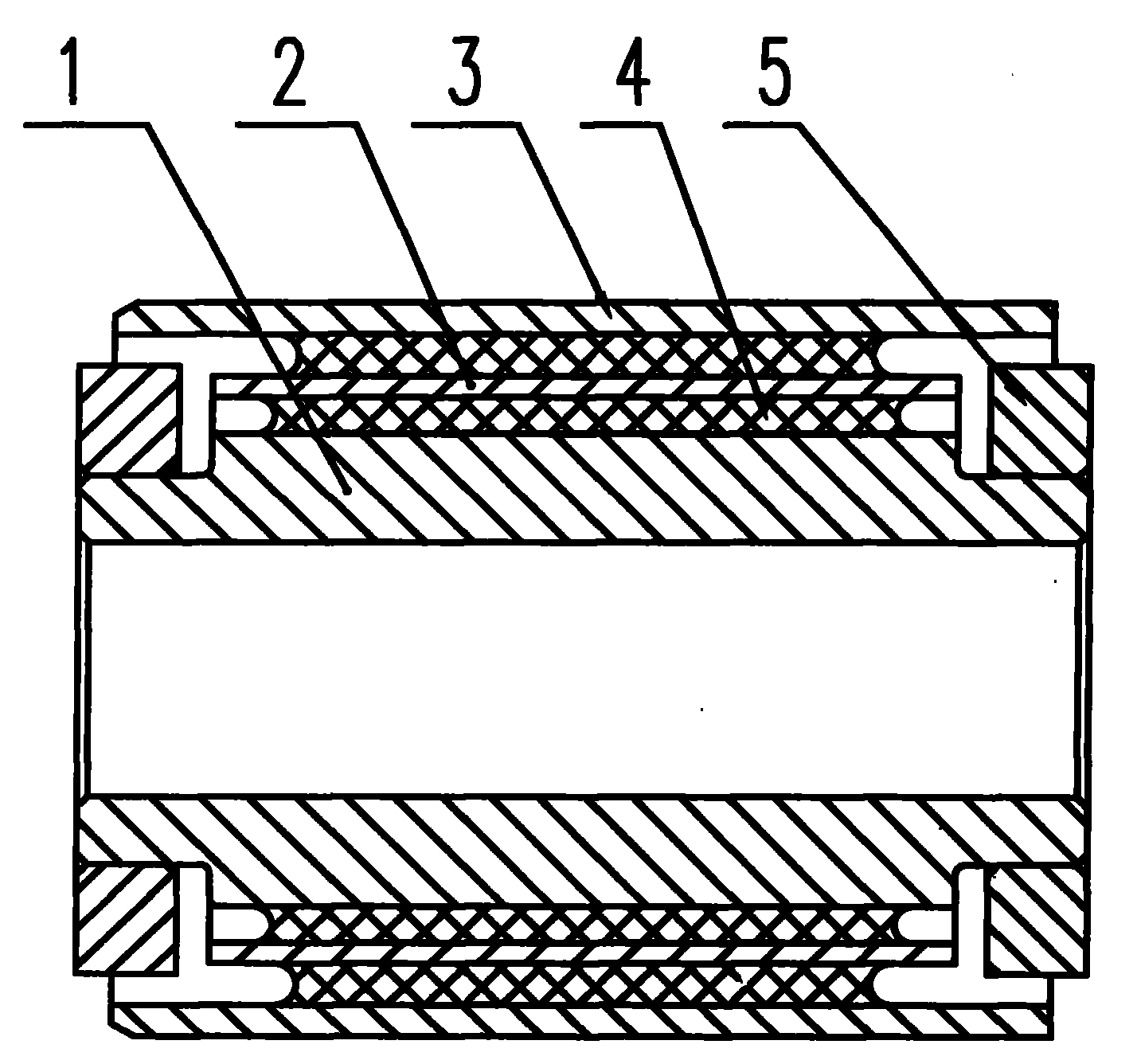 Shaft housing for heavy vehicle equalizing suspension and bus leaf spring suspension and manufacturing method thereof