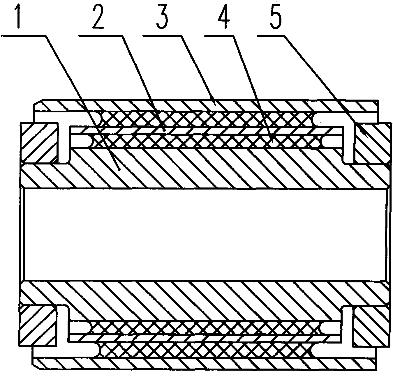 Shaft housing for heavy vehicle equalizing suspension and bus leaf spring suspension and manufacturing method thereof