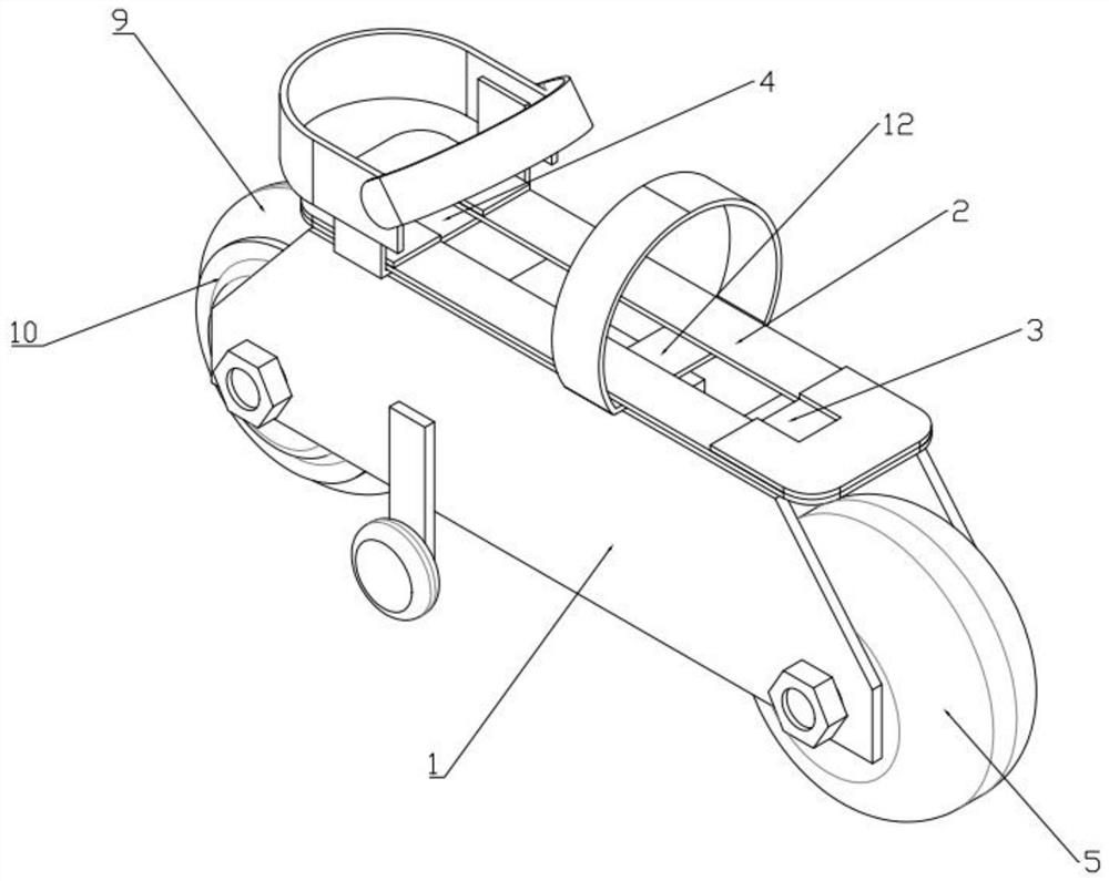 Split type self-balancing power shoe