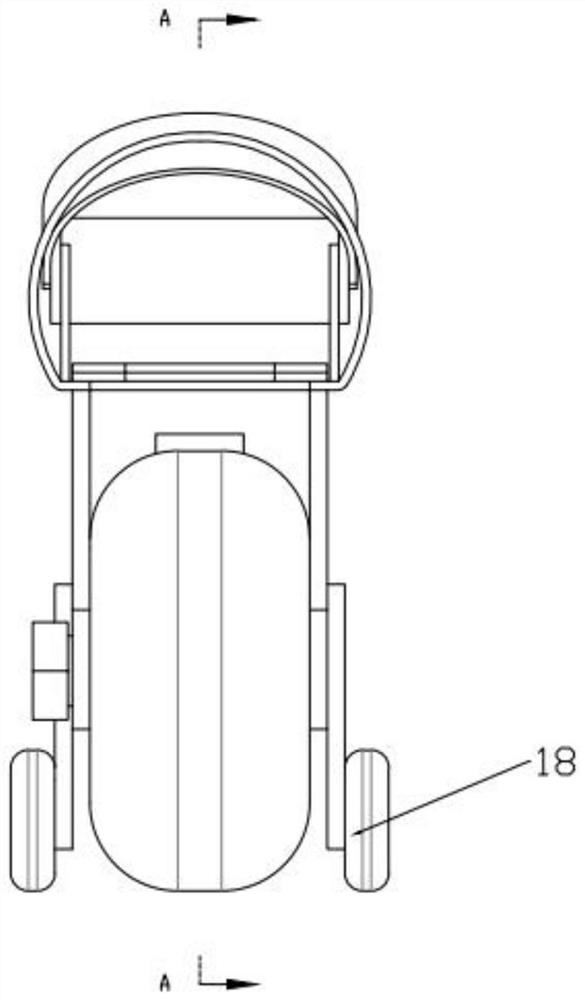 Split type self-balancing power shoe