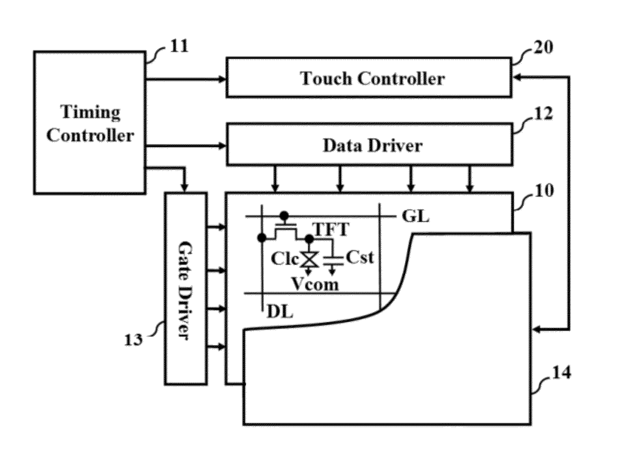 Display Device Having Touch Sensor and Method for Driving the Same