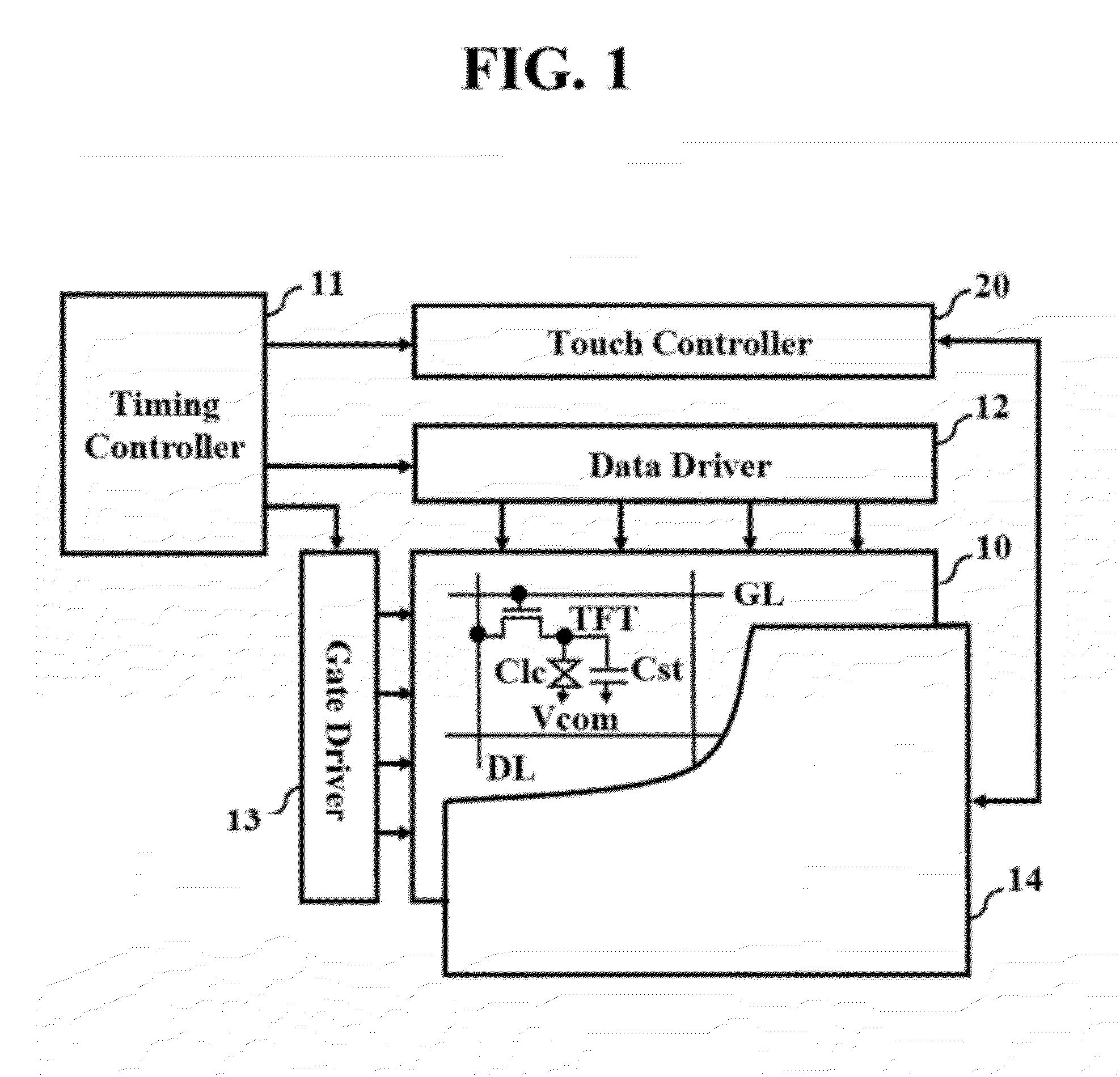 Display Device Having Touch Sensor and Method for Driving the Same