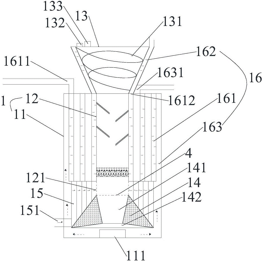 Heating system using biomass combustion