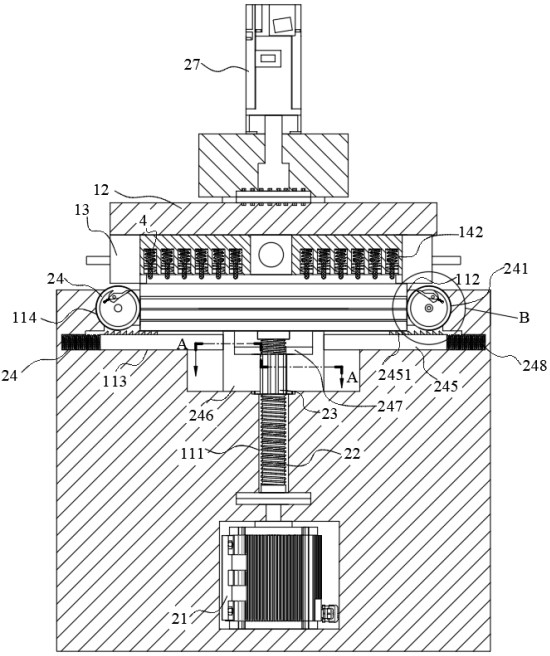 A device for testing the bonding strength of composite layers of decorative panels