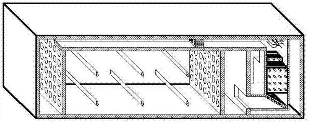 A middle air supply type edible mushroom circulation drying device