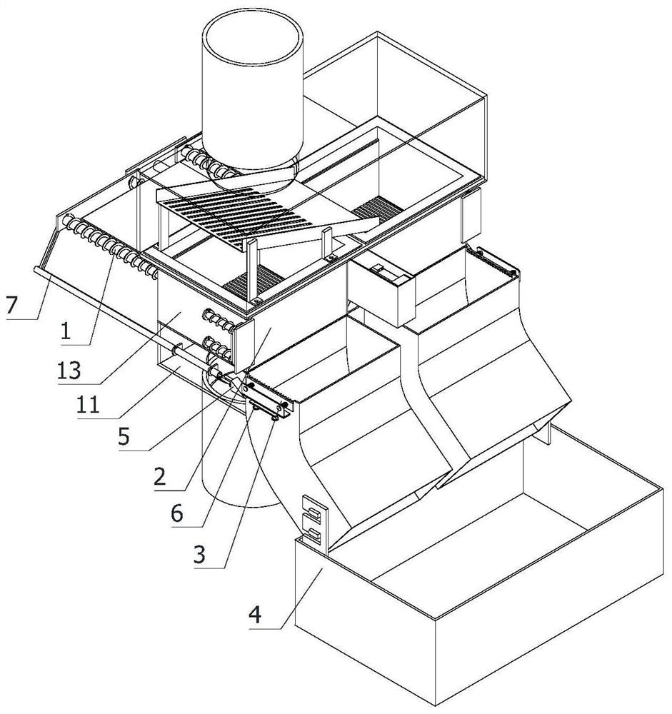 Rural simple sewage treatment device