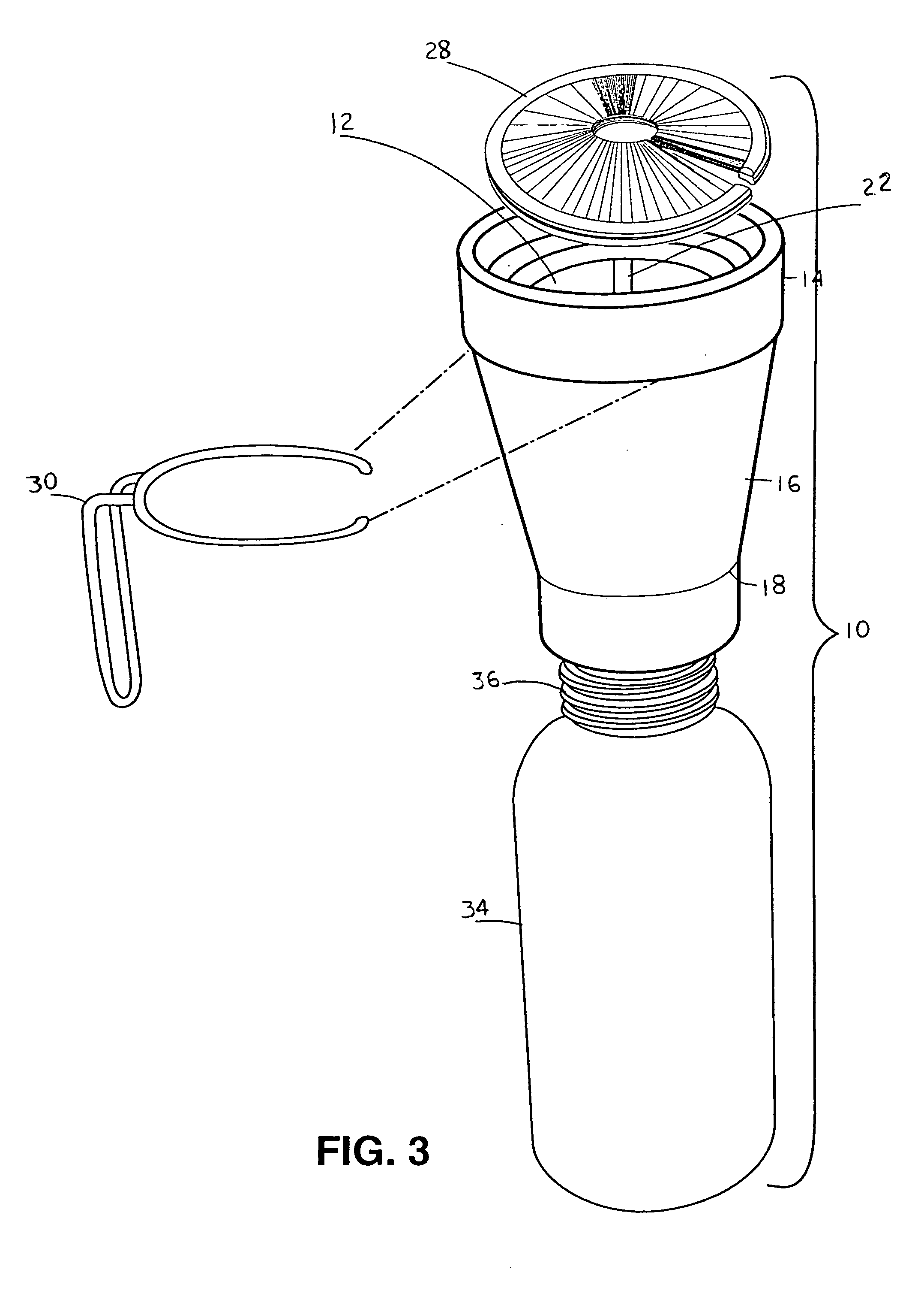 Bovine germicide application device