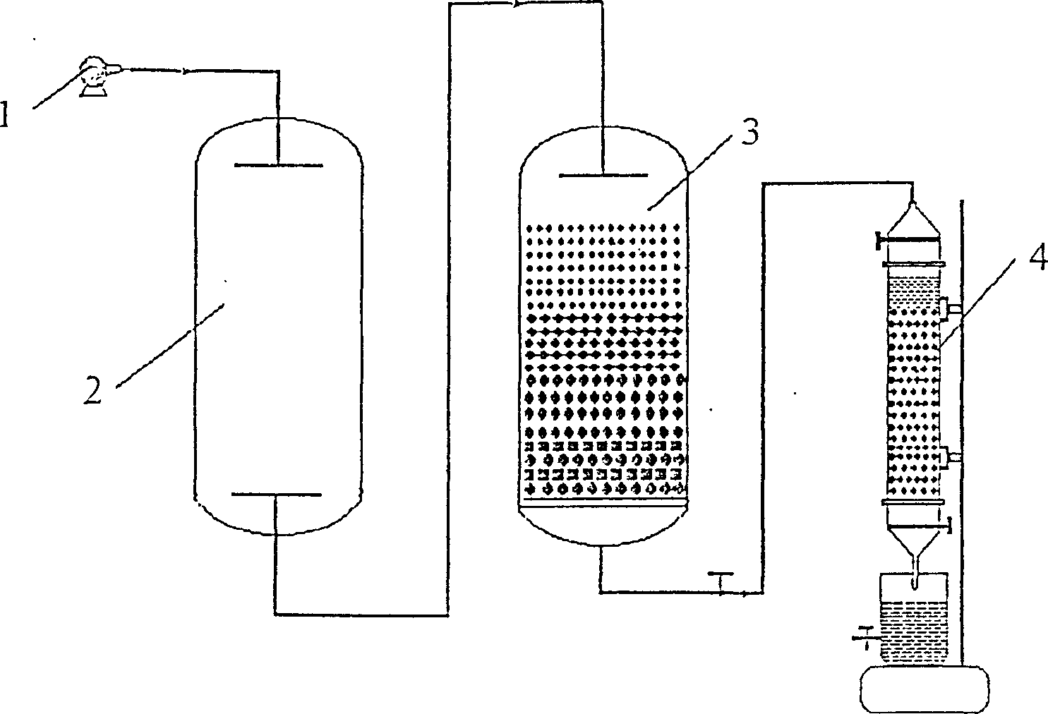 Treating process of underground water with high arsenic content