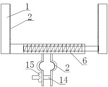 Supporting tool for ultrahigh-frequency sensor and ultrasonic sensor used for discharging electrified detection of gas insulated switchgear (GIS)