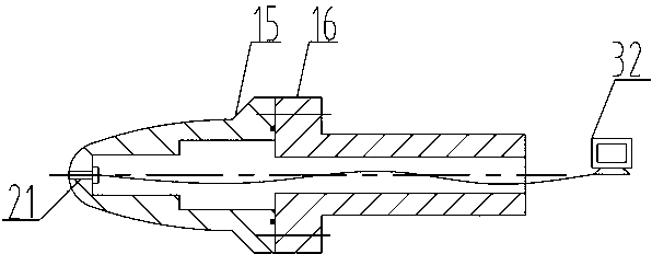 Cavitation erosion-erosion wearing cooperative test device